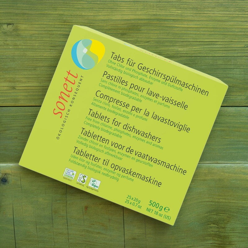 Sonett ECO Geschirrspültabs, parfümfrei – 500 g