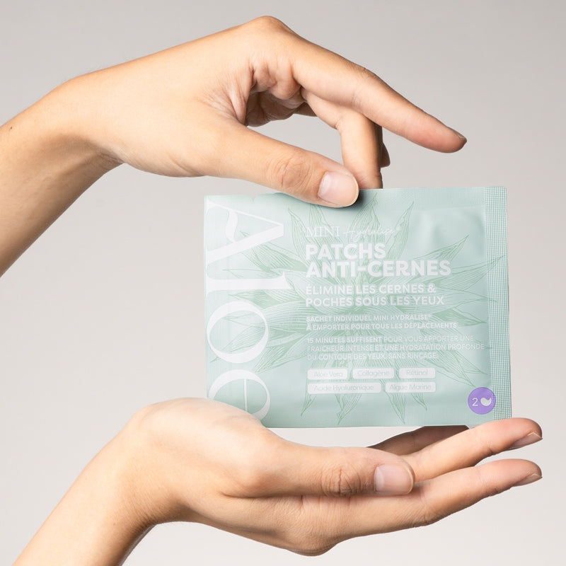 Patchs anti-cernes Mini Hydralise - 2 pièces - Aloe Paris