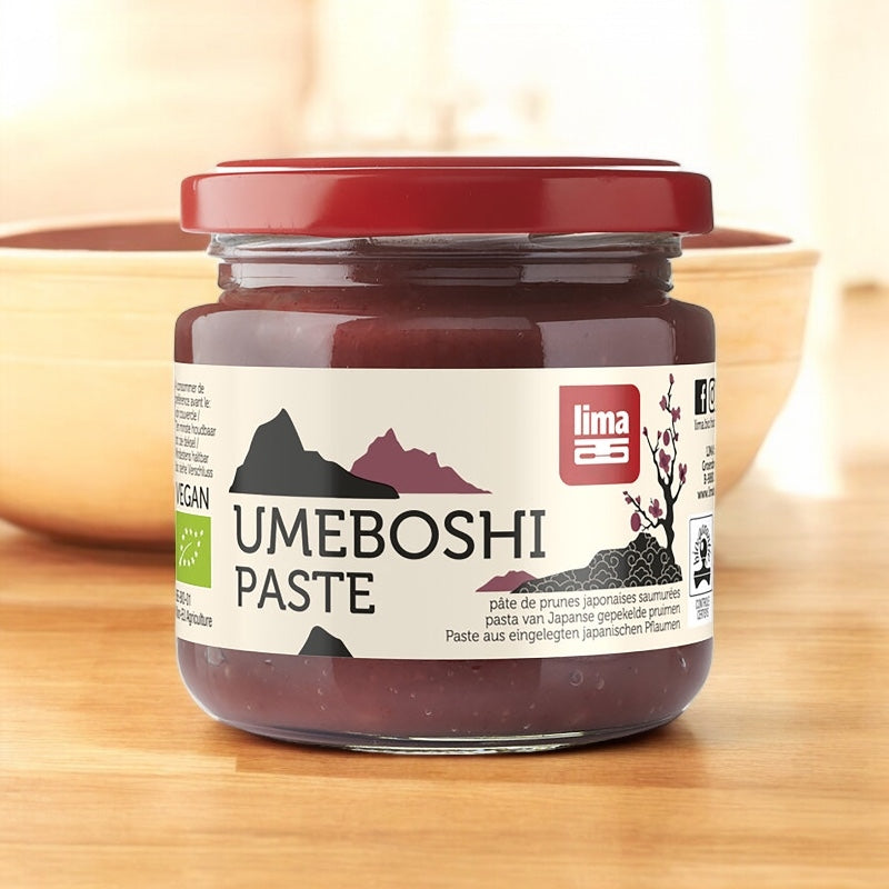 Pâte de prunes japonnaises saumurées BIO - Umeboshi - 200g - Lima