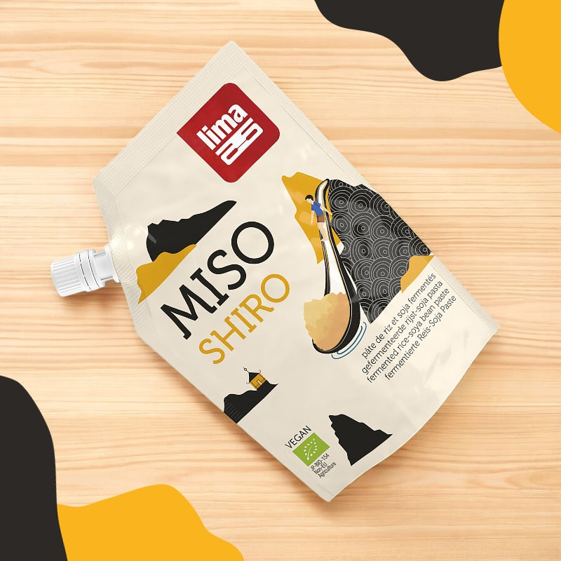Bio-Reis-Soja-Paste – Shiro Miso – 300 g – Lima