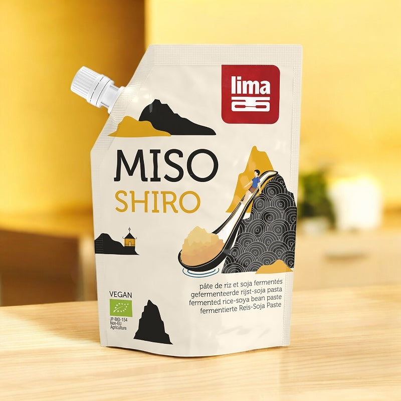 Pâte de riz & soja BIO - Shiro miso - 300g - Lima