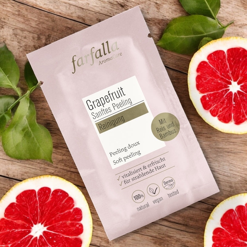 Peeling doux BIO pamplemousse - 7ml - Farfalla