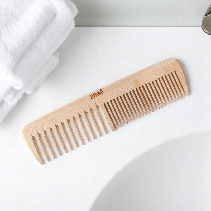 Peigne double dents en bois anae 3