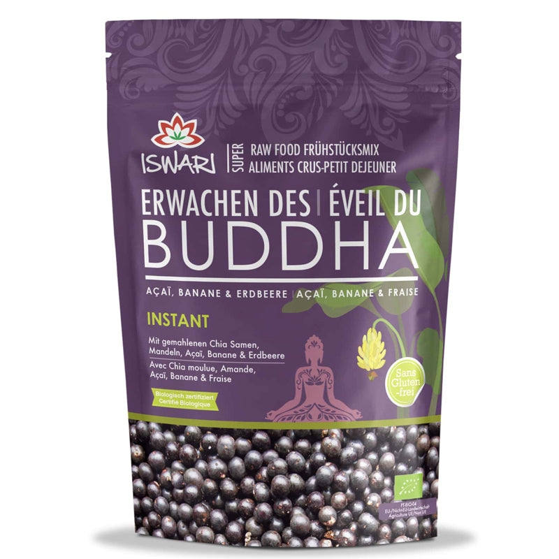 Rohes Frühstücks-Acai, Banane und Bio-Erdbeere – 360 g – Iswari