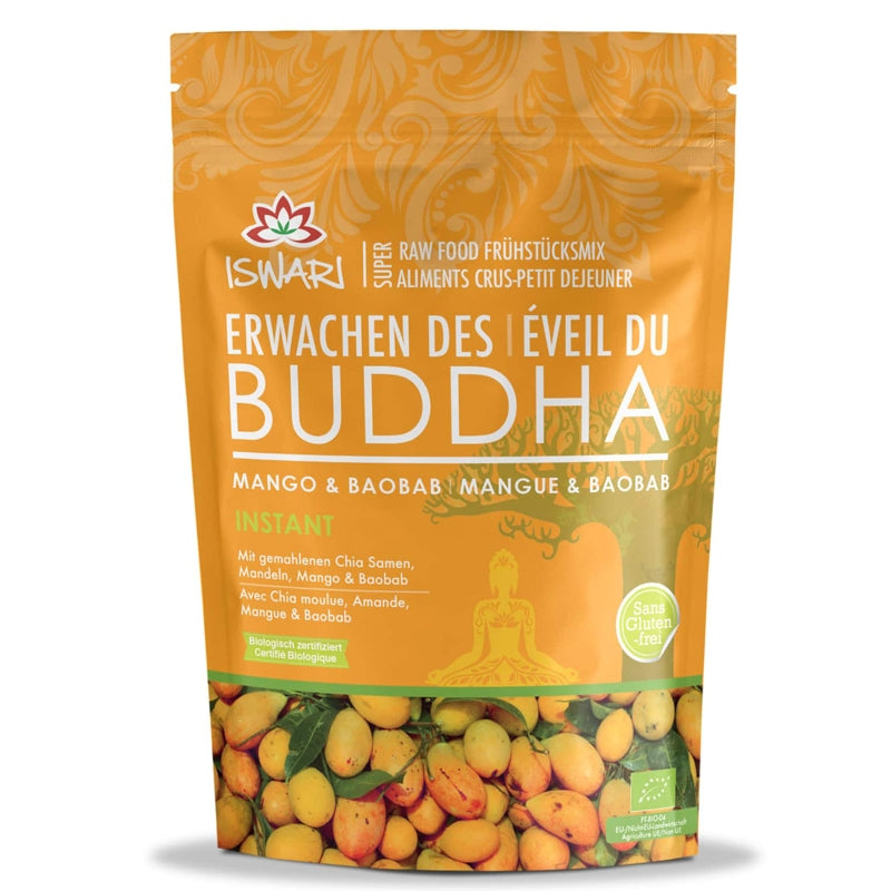 Bio-Frühstück aus roher Mango und Baobab – 360 g – Iswari