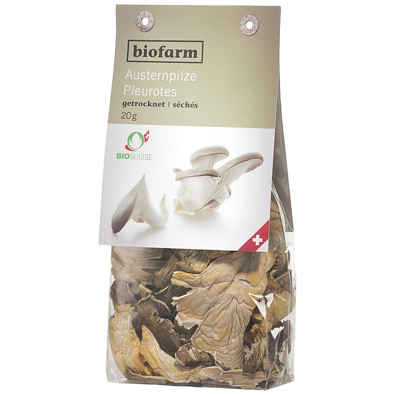 Pleurotes séchées suisses BIO - 20g - Biofarm