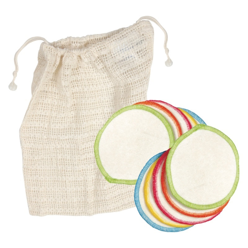Waschbeutel mit 10 Make-up-Entferner-Pads aus Bio-Baumwolle - Anaé