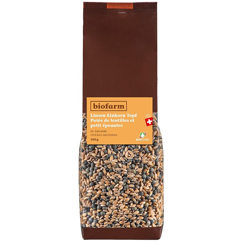Potée de lentilles et petit épeautre suisse BIO - 500g - Biofarm