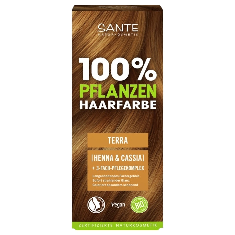 Poudre colorante vegetale bio terra 100 g sante