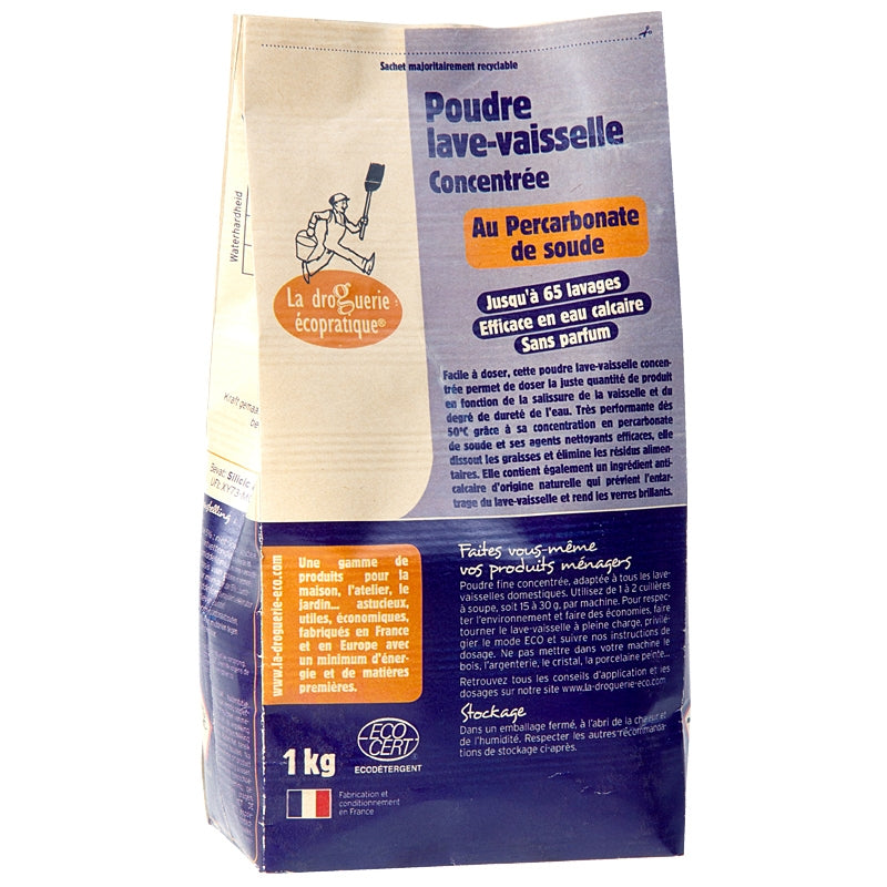 Geschirrspülpulver mit Natriumpercarbonat - 1 kg - Die umweltfreundliche Drogerie