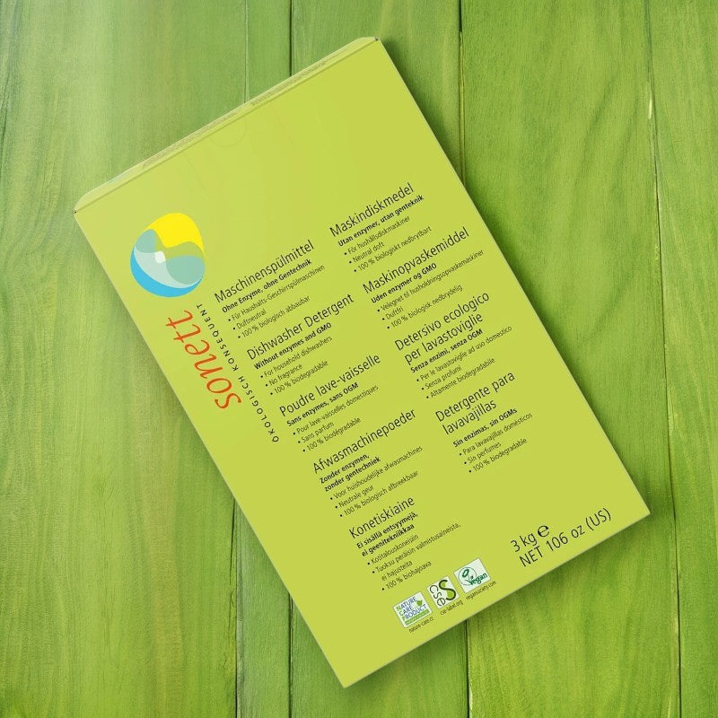 ECO Geschirrspülpulver, geruchlos – 3 kg – Sonett