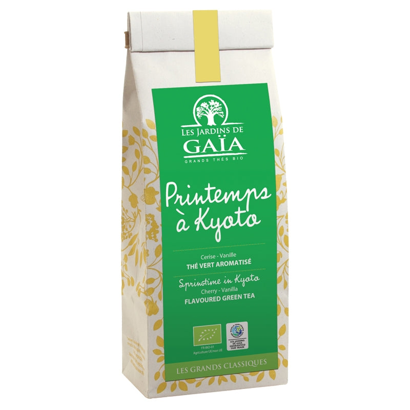 Frühling in Kyoto Bio-Kirschgrüntee – 100 g – Les Jardins de Gaïa