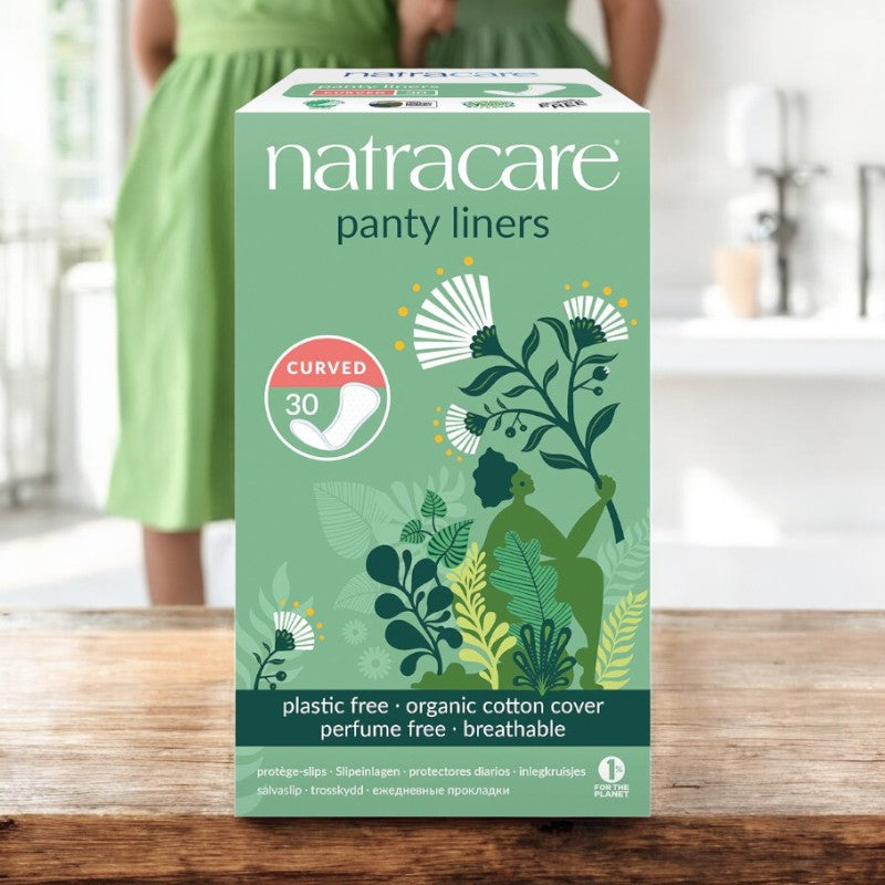 Protège-slips incurvés BIO - 30 pièces - Natracare﻿