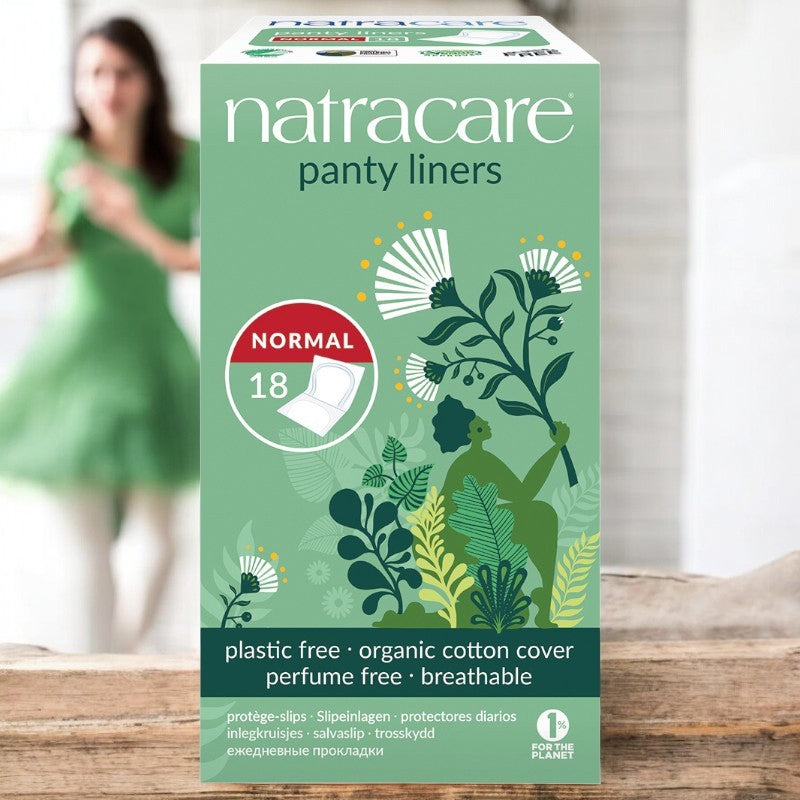 Protège-slips normaux BIO - 18 pièces - Natracare﻿