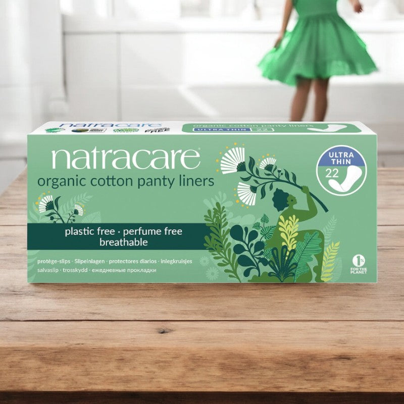 Protège-slips ultra minces BIO - 22 pièces - Natracare﻿