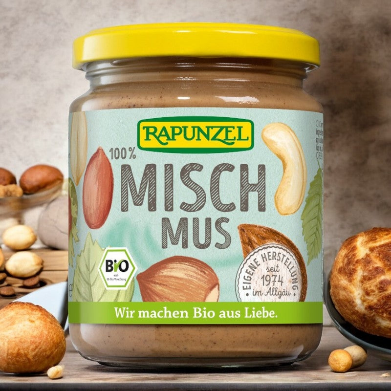 Purée de 4 noix BIO - 250g - Rapunzel