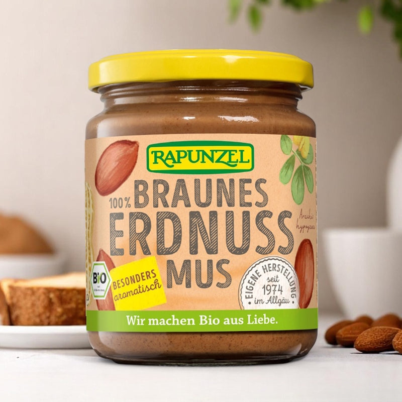 Purée de cacahuètes complète BIO - 250g - Rapunzel