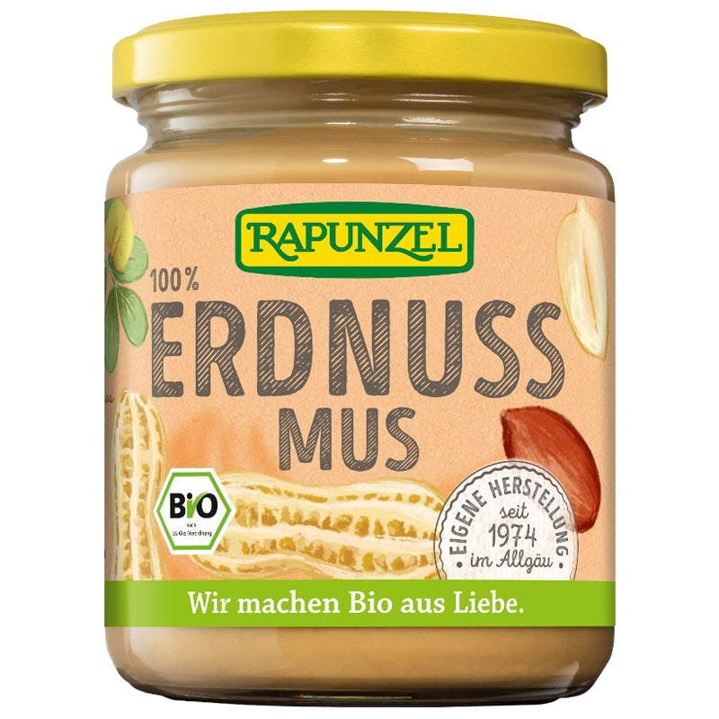 Purée de cacahuètes fine BIO - 250g - Rapunzel