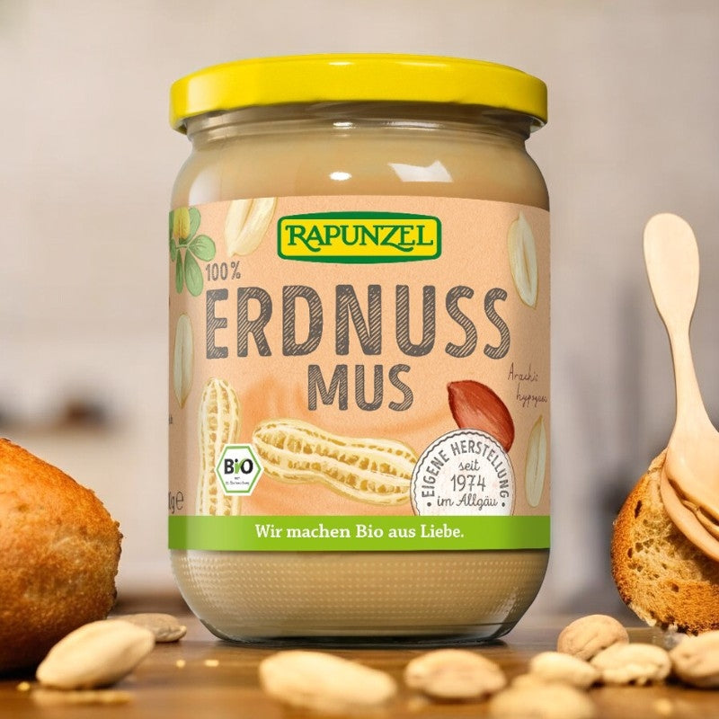 Purée de cacahuètes fine BIO - 500g - Rapunzel