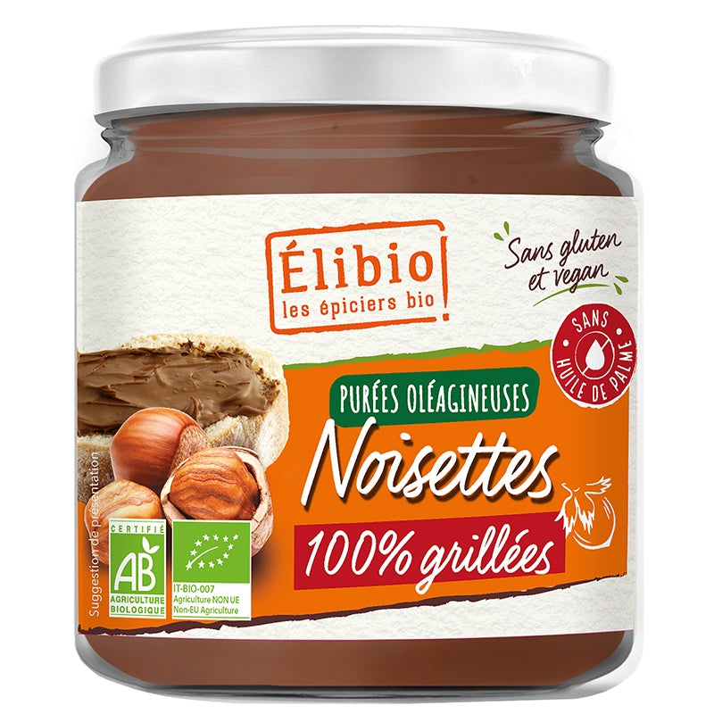 Bio-Haselnusspüree – 250 g – Elibio
