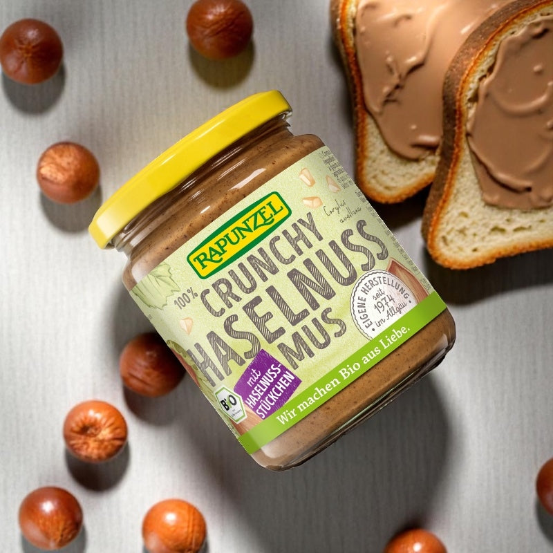 Bio-Haselnusspüree mit Biss – 250 g – Rapunzel