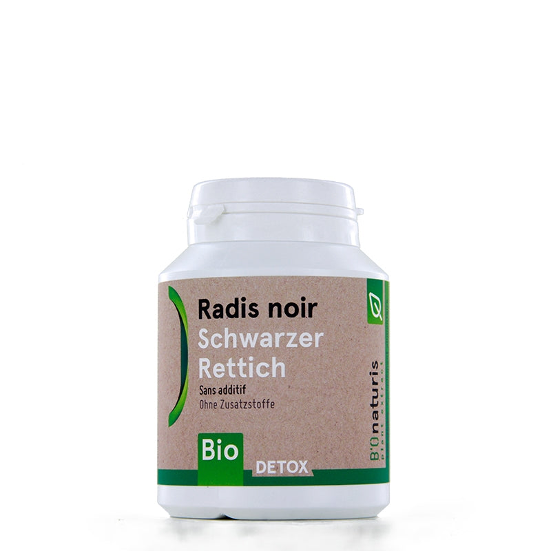 Radis noir BIO 250 mg 120 gélules - BIOnaturis