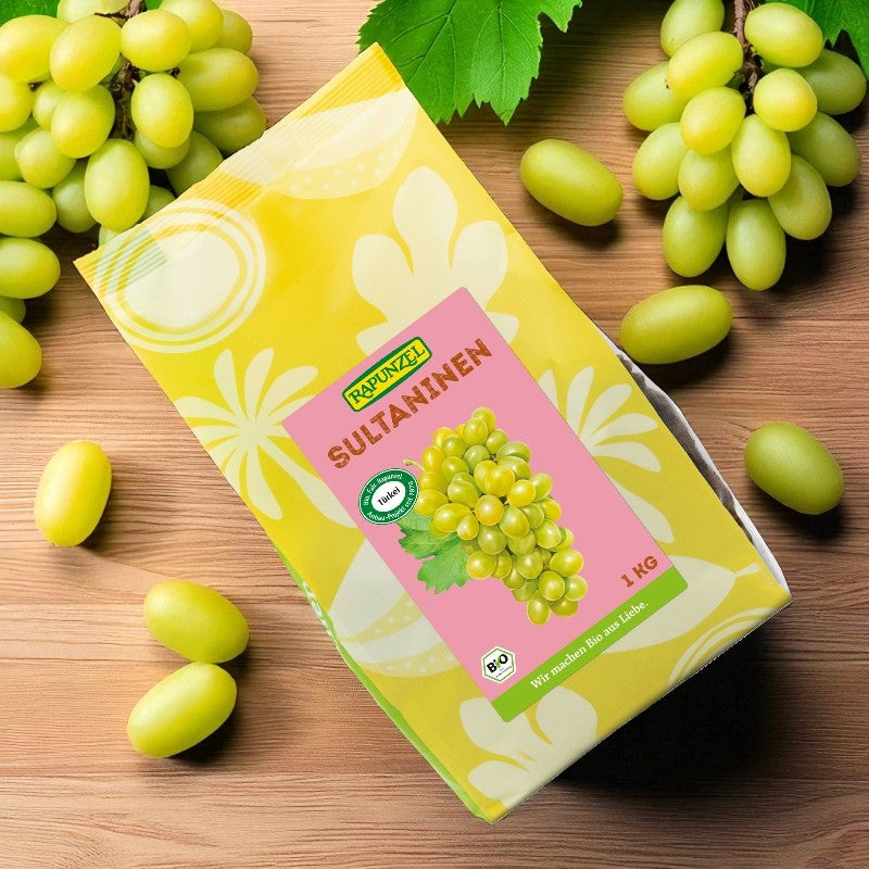 Raisins secs sultanines BIO - 1kg - Rapunzel