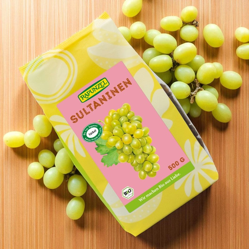 Raisins secs sultanines BIO - 500g - Rapunzel