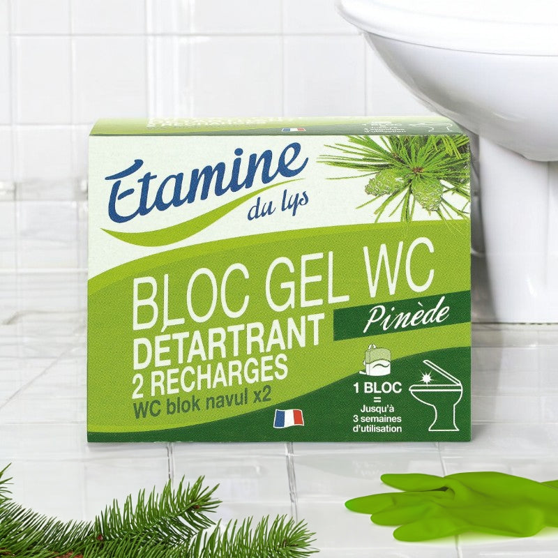 Recharge bloc gel WC détartrant écologique pin - 2x50ml - Etamine du Lys
