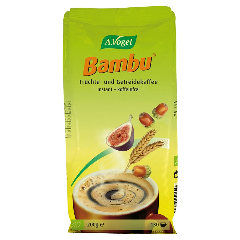 Bambu Bio-Frucht- und Müsli-Kaffee-Nachfüllpackung – 200 g – A.Vogel