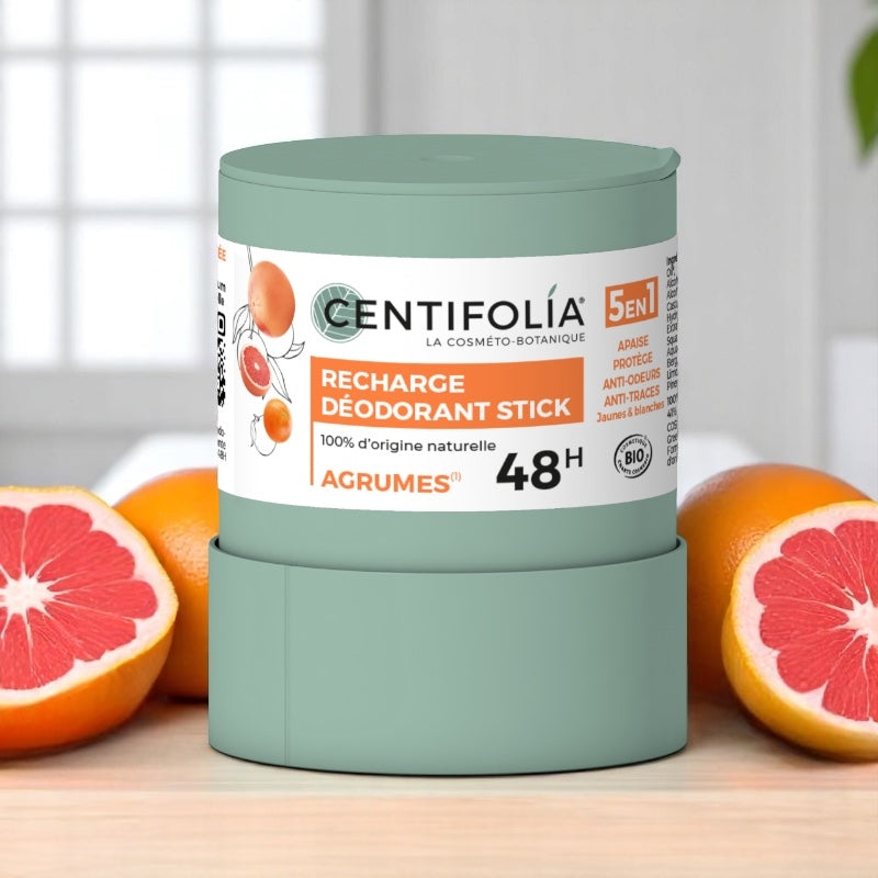 Recharge deodorant stick bio agrumes 50 g centifolia 2