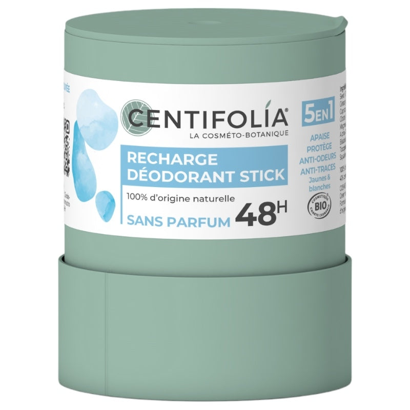 Recharge deodorant stick bio sans parfum 50 g centifolia