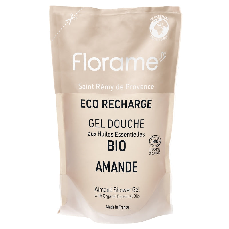 Recharge gel douche bio amande 700 ml florame