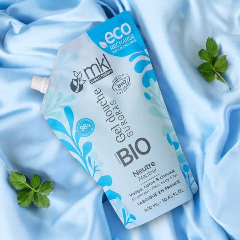 Recharge gel douche bio neutre 900 ml mkl green nature 3