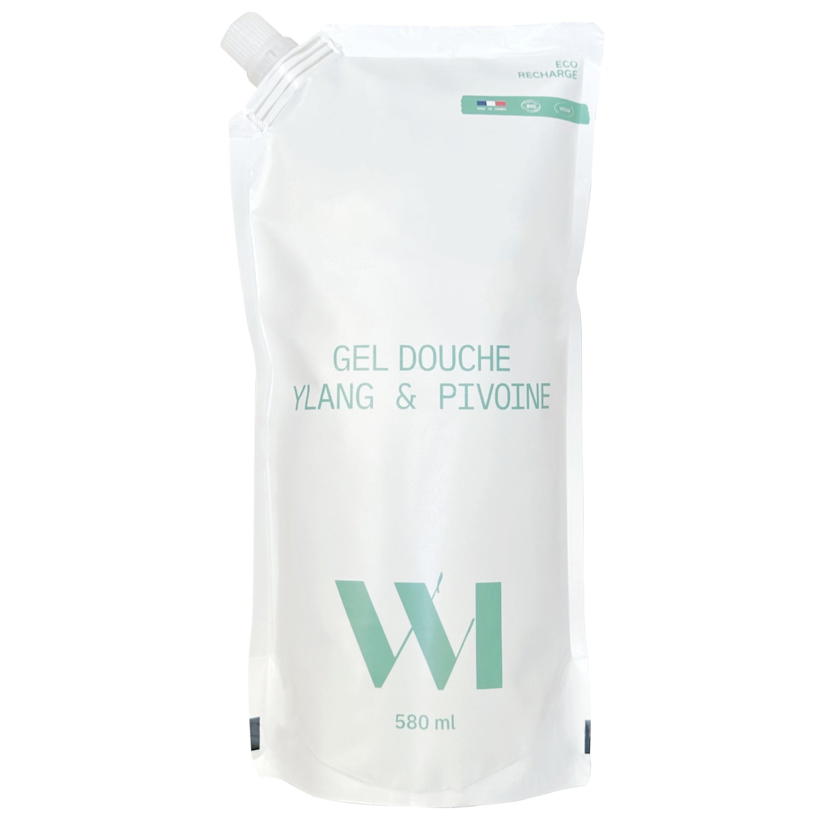 Recharge Gel douche BIO ylang-ylang & pivoine - 580ml - What Matters