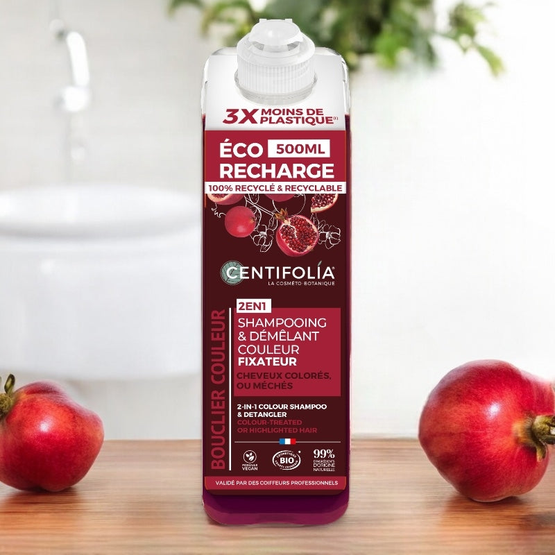 Recharge Shampooing & démêlant couleur BIO grenade