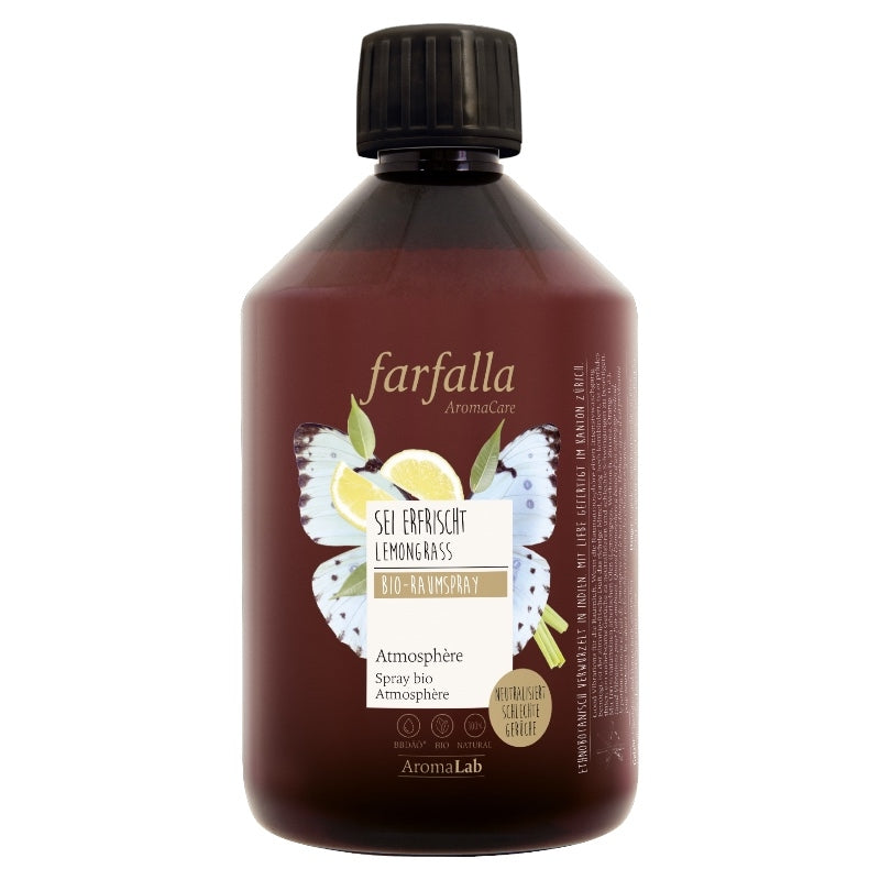 Recharge spray ambiant Atmosphère BIO lemongrass - 500ml - Farfalla