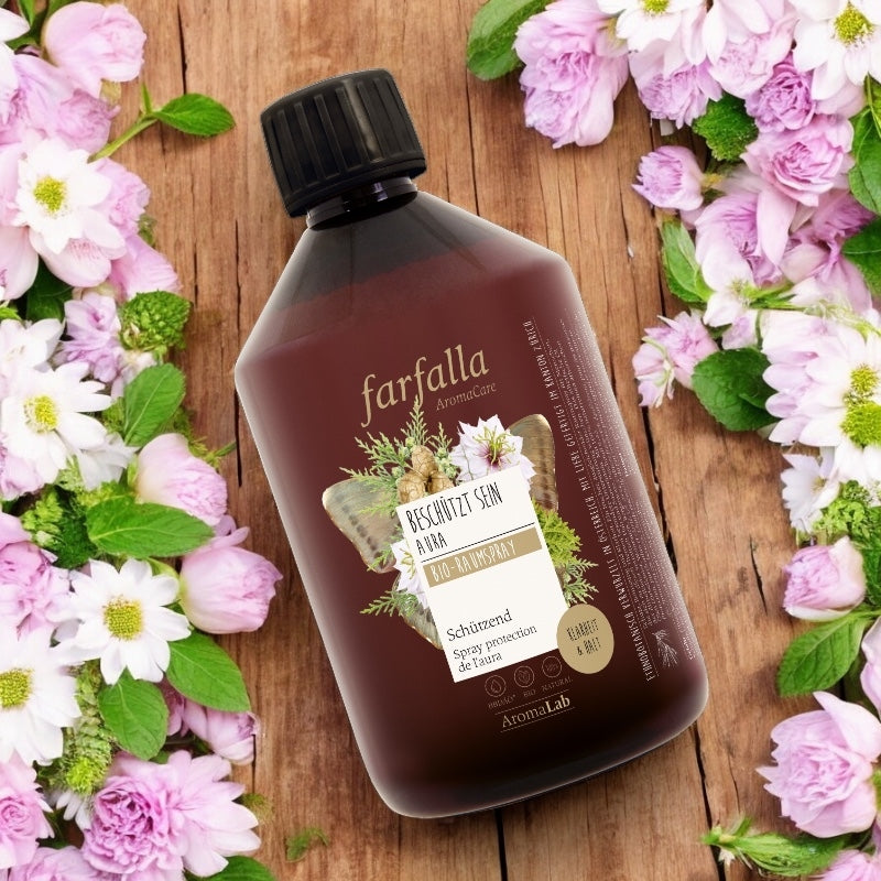 Recharge spray ambiant Protection de l'aura BIO - 500ml - Farfalla