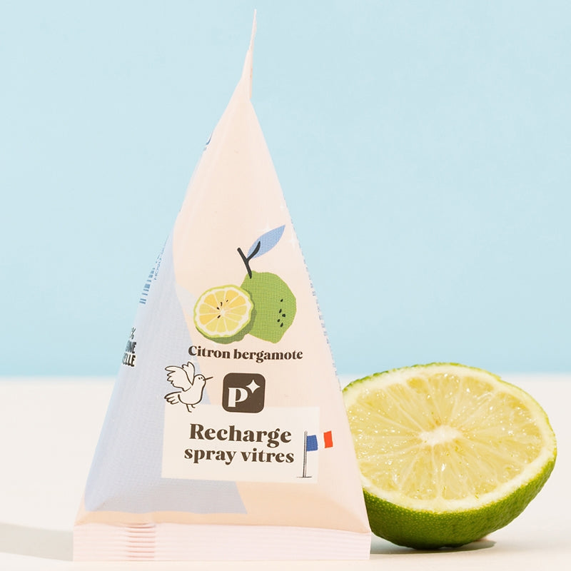 ECO Zitronen-Bergamotte Fensterspray Nachfüllpackung - 50 g - Pimpant