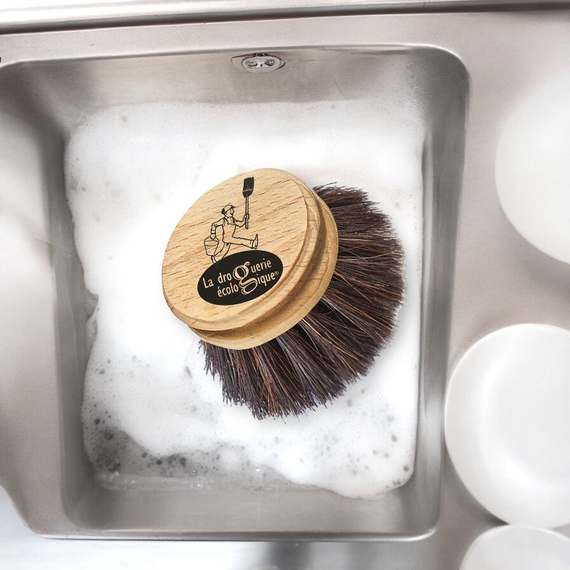 Ersatzkopf für Spülbürsten aus Pferdehaar – Die umweltfreundliche Drogerie