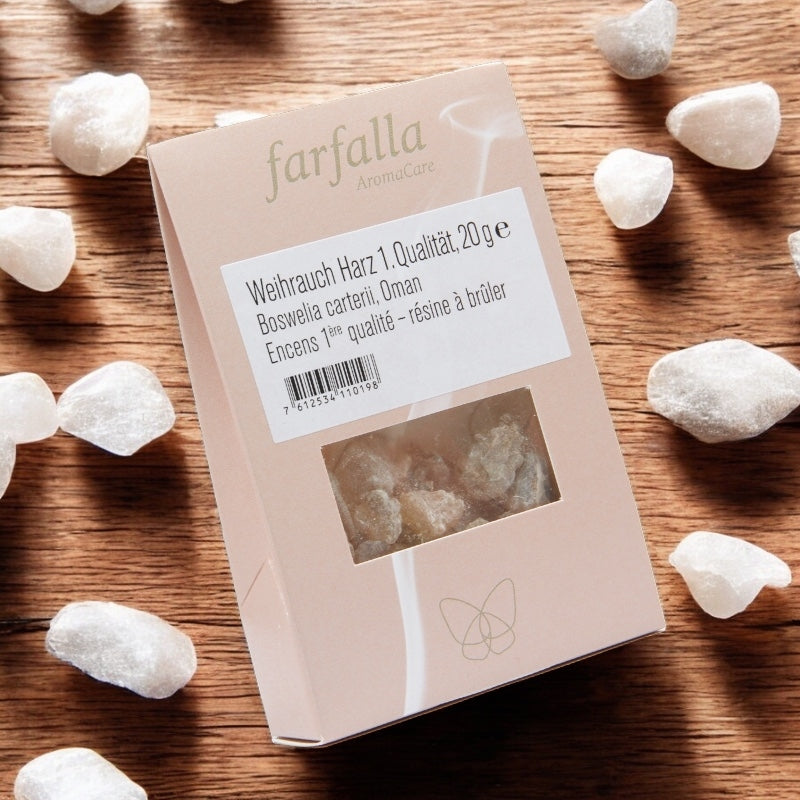 Résine à brûler Encens 1ère qualité - 20g - Farfalla