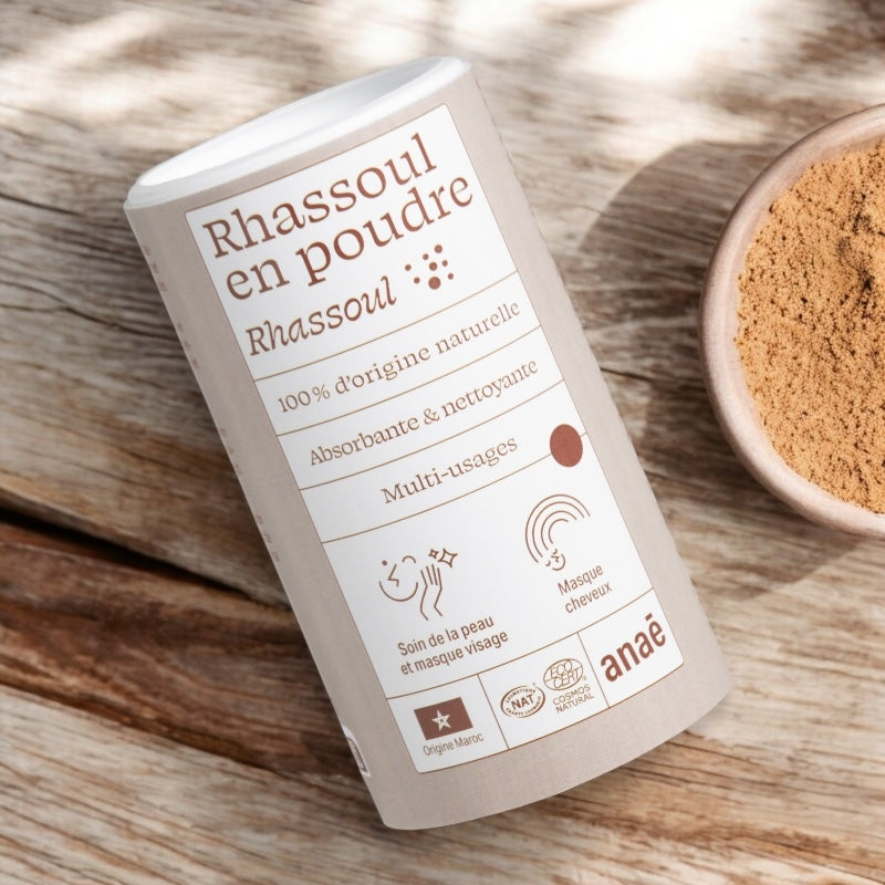 Rhassoul argile surfin - 500g - Anaé