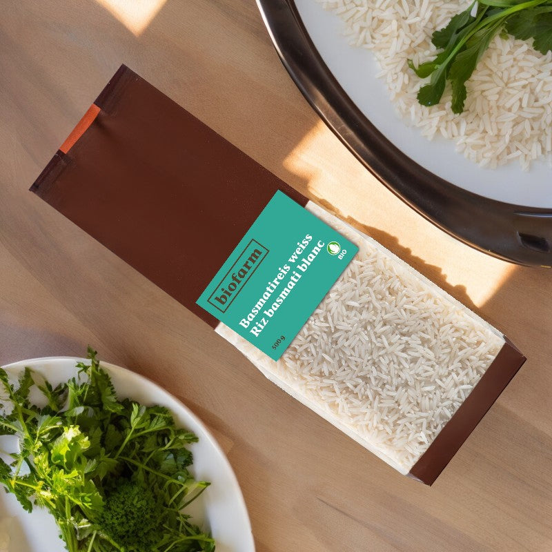 Bio-Basmatireis, weiß, 500 g – Biofarm