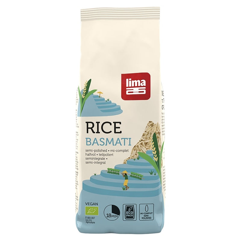 Riz basmati mi-complet BIO - 500g - Lima
