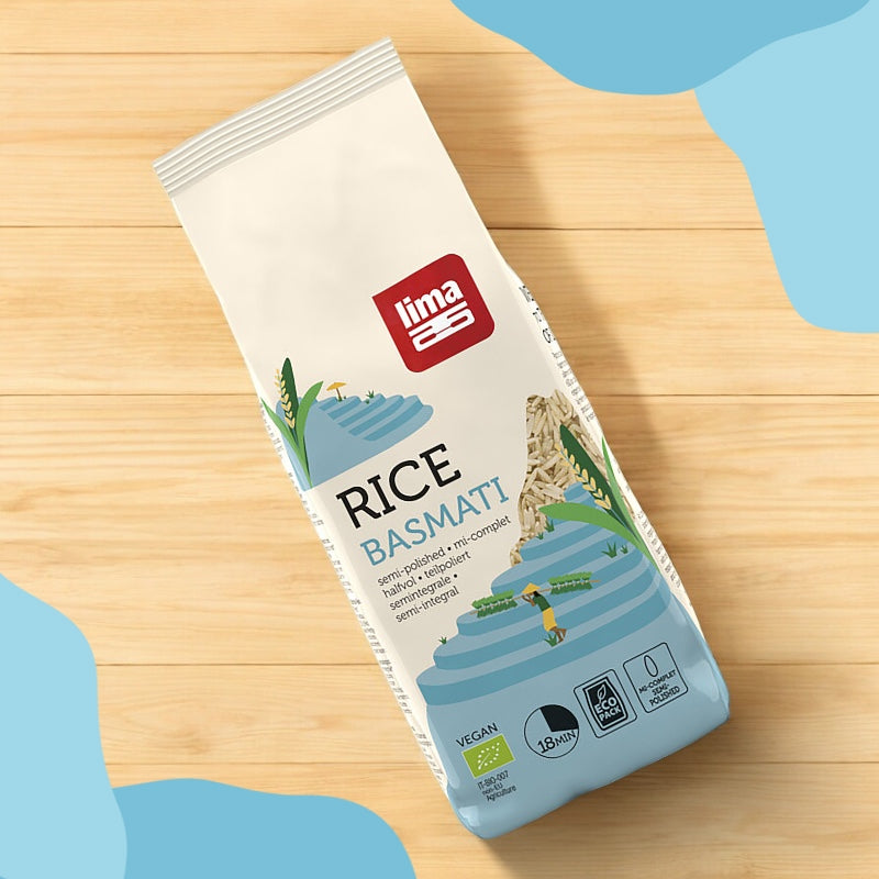 Riz basmati mi-complet BIO - 500g - Lima