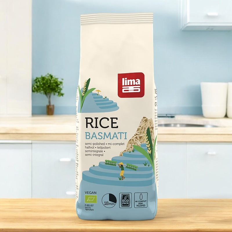 Riz basmati mi-complet BIO - 500g - Lima