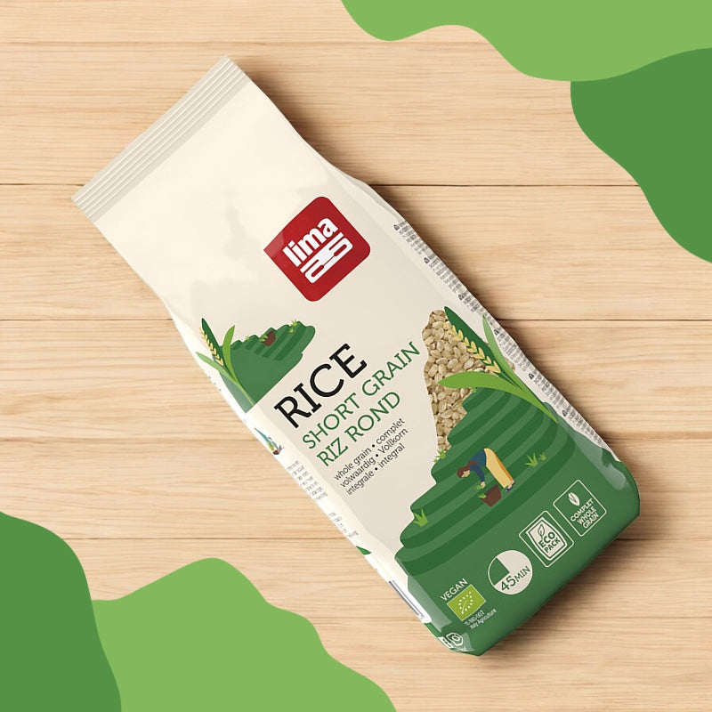 Riz grain rond complet BIO - 1kg - Lima