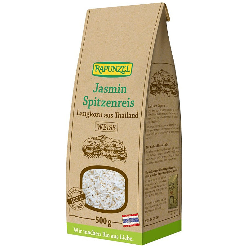 Riz jasmin blanc long grain BIO - 500g - Rapunzel