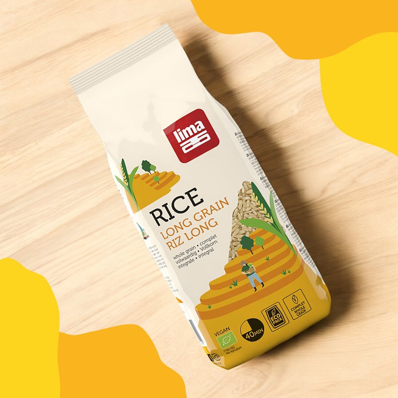 Riz long grain complet BIO - 1kg - Lima