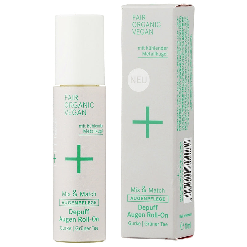 Natürlicher Anti-Abschwellungs-Augen-Roll-on mit Gurke und Grüntee – 10 ml – i+m